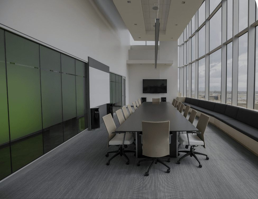 Sala de reuniões do escritório da Ackta